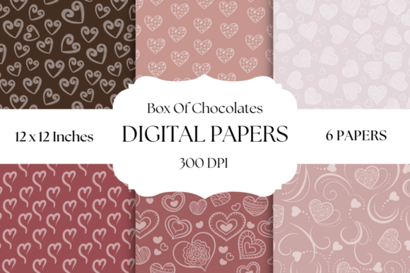 Elevate Your Projects with Box of Chocolates Valentine’s Papers