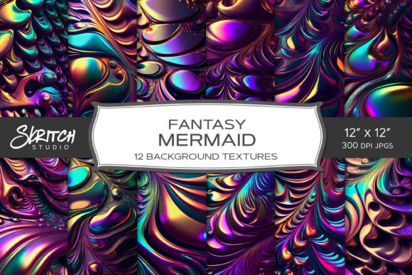 Enchanting Design: Using Fantasy Mermaid Background Textures