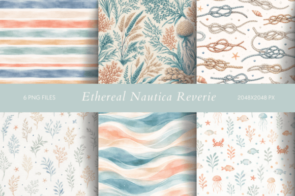 Ethereal Nautica Reverie: Coastal Calm for Modern Design