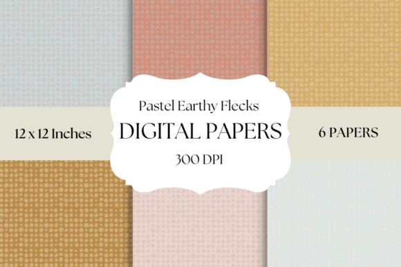 Pastel Earthy Flecks: Grounding Your Designs in Serenity