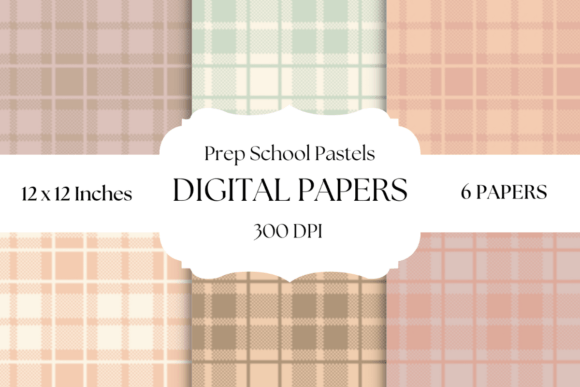 Prep School Pastels Digital Papers: A Designer's Take