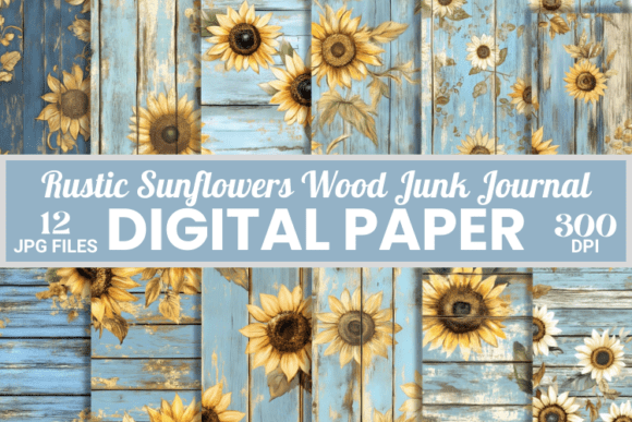 Rustic Sunflowers Wood Junk Journal: A Designer's Guide