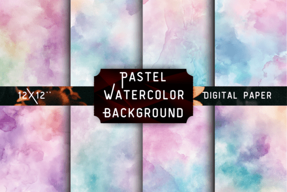 Soft Watercolor Dreams: Using Pastel Backgrounds Effectively