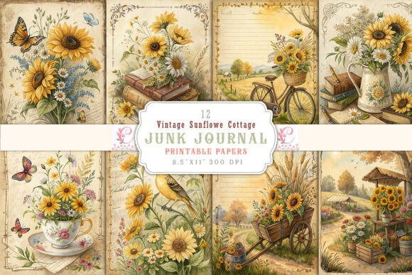 Sunflower Cottage Junk Journal: A Designer's Guide