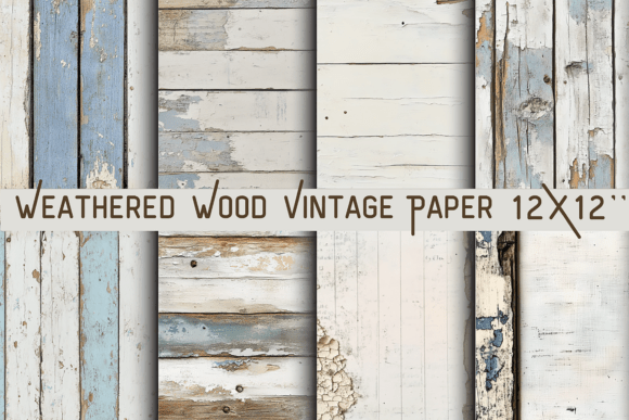Weathered Wood Vintage Paper: A Designer's Rustic Toolkit